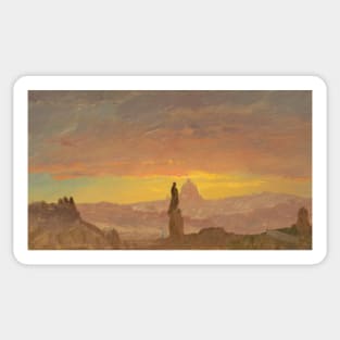 St. Peter's, Rome by Frederic Edwin Church Sticker